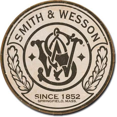 Vintage StyleSmith & Wesson Metal Sign