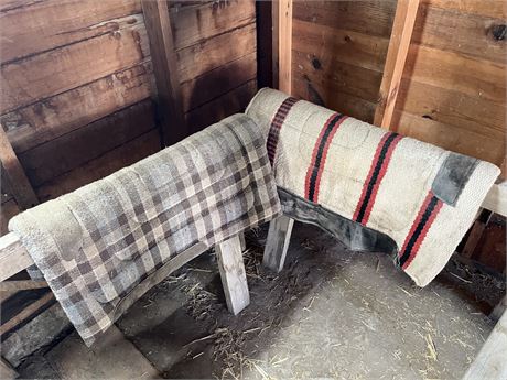 Two Saddle Blankets