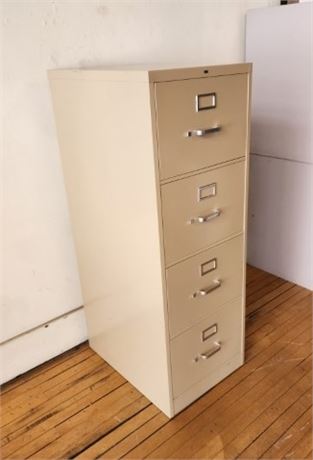 4-Drawer Metal File Cabinet...18x25x52