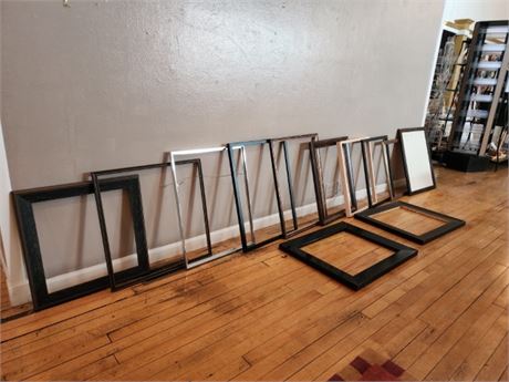 Assorted Size Picture Frames...12pc 18x22 to 19x20