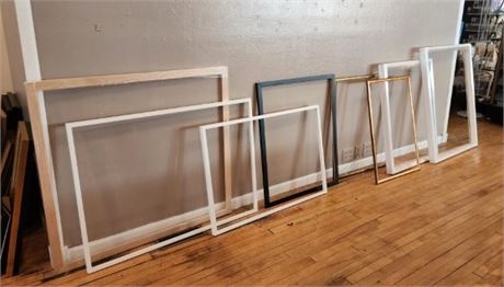 Assorted Size Picture Frames...8pc