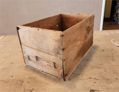 Vintage Wood Crate...19x12x11