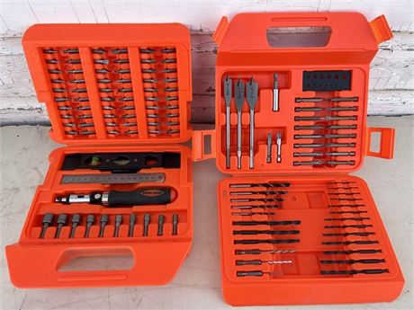Black & Decker Screw Driver and Drill Bit Set (with Ratcheting Screwdriver)