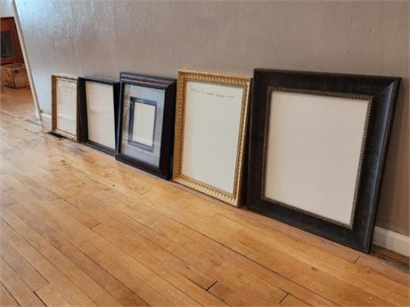 Assorted Size Picture Frames with Museum Glass...22x26 to 17x20