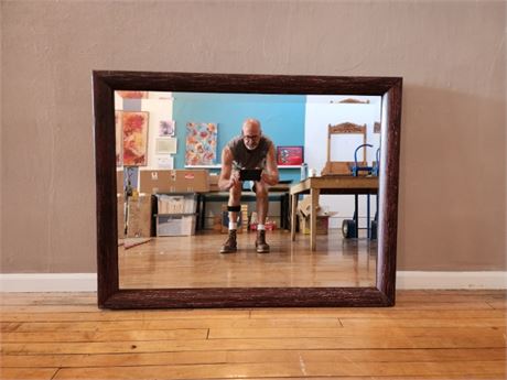 Framed Beveled Mirror...44x35