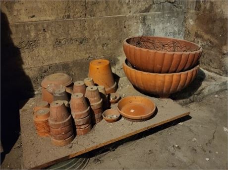 Assorted Terra Cotta Planters