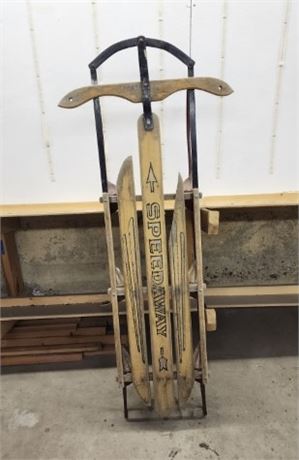 Vintage Speedway Runner Sled...53" Long