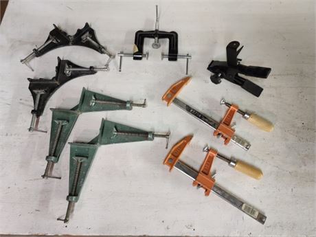 Assorted Frame & Jorgenson Bar Clamps