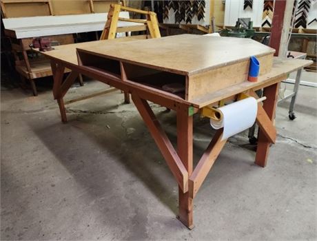 Nice Double Level Work Shop Table...8'x4'