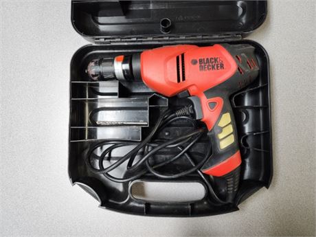 Black & Decker Drill with Case