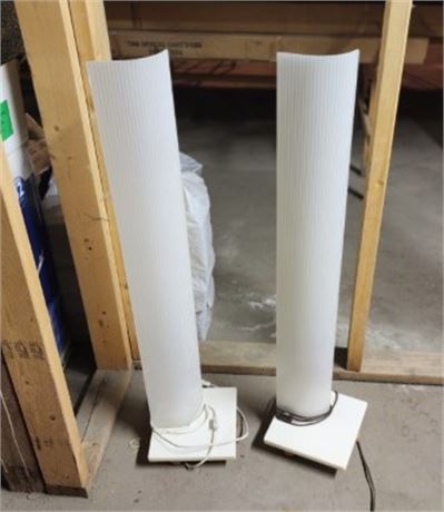 Cool Floor Lamp Pair...36" Tall