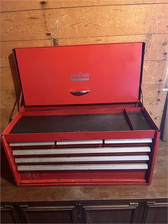 "PROTO-TOOLS" Large Red Bench Toolbox