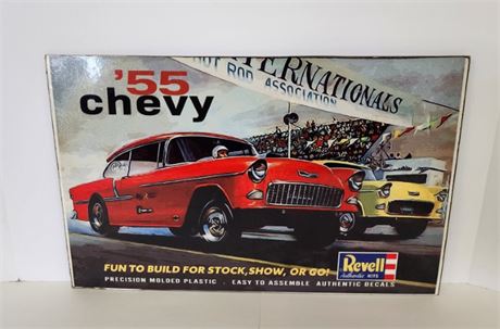 Local Artist's Revell SS Chevy Reproduction Sign...19x12