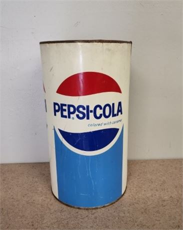 Vintage Pepsi-Cola Trash Can...10x19