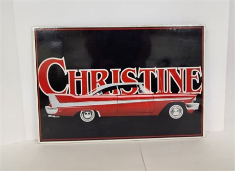 Local Artist's Christine Movie Reproduction Sign...13x19