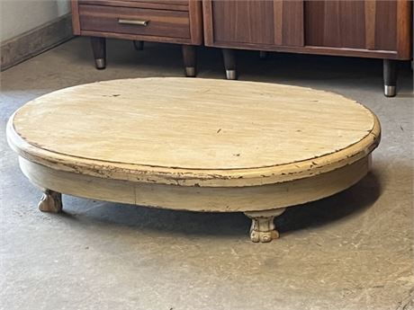 Vintage Kneeling/Prayer/Short Oval Table...40x30x8