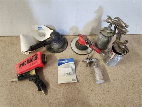 Assorted Auto Body Finish Tools