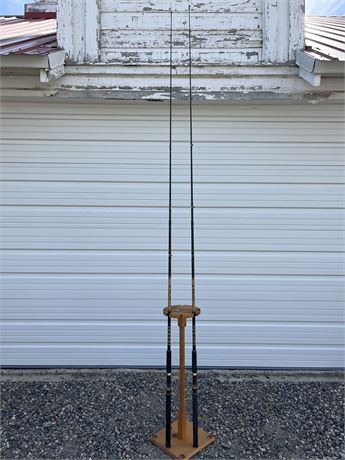 2 Identical Fishing Poles "Master" Graphite C 8 1/2'