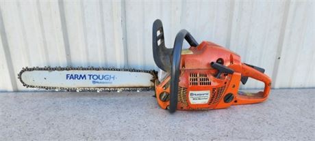 21" Husqvarna 455 Rancher Chainsaw...Runs