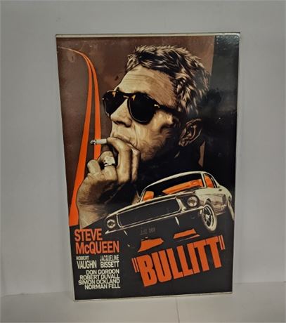 Local Artist's Steve McQueen Movie Reproduction Sign...13x19