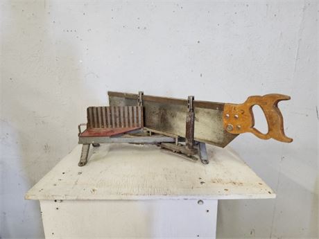 Miter Box & Long 26" Saw