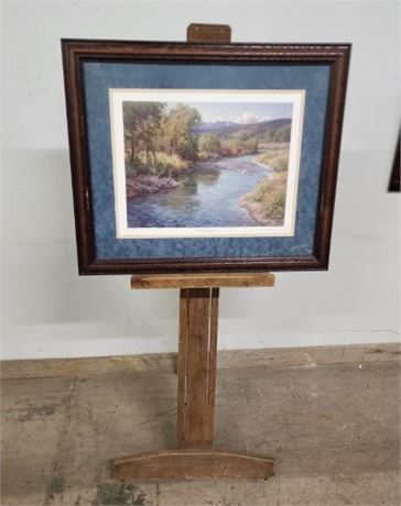 Framed Signed & Numbered Clyde Aspevig Print...32x28