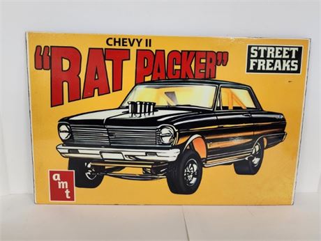 Local Artist's AMT Rat Pack Model Reproduction Sign...19x12