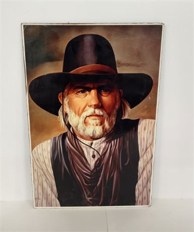 Local Artist's Tommy Lee Jones Reproduction Sign...13x19