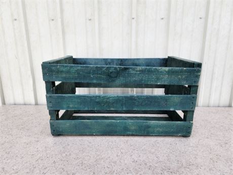 Vintage Wood Melon Crate...25x14x13