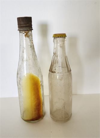 Antique Bottle Pair