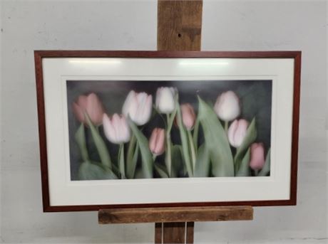 Framed Signed & Numbered Tulip Print...31x19