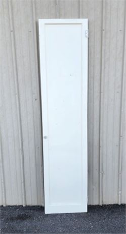 Vintage Cabinet Door with Glass Knob...19x80