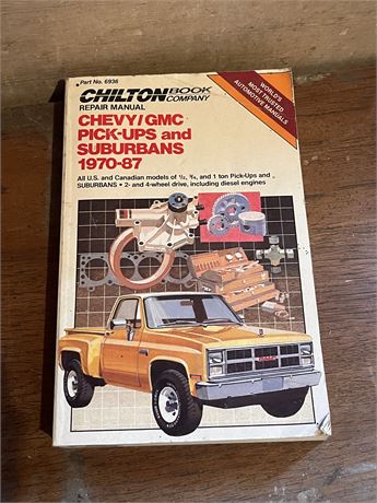 Chilton Repair Mannual 1970-87