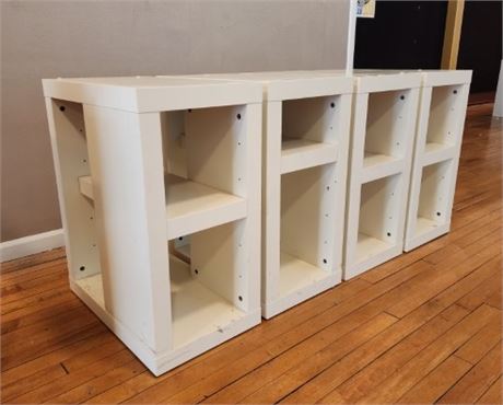 4-Shelving Display Units...14x23x27