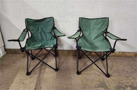 Folding Outdoor Chair Pair