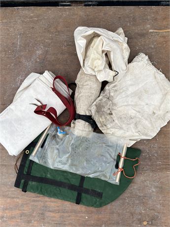 Heavy Duty Packing Bag Filled with Canvas