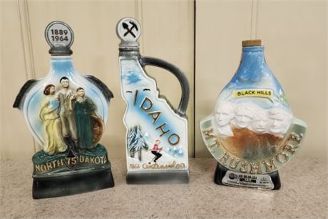 Vintage Collectible Jim Beam Bottles