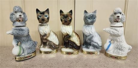 Vintage Collectible Jim Beam Bottles