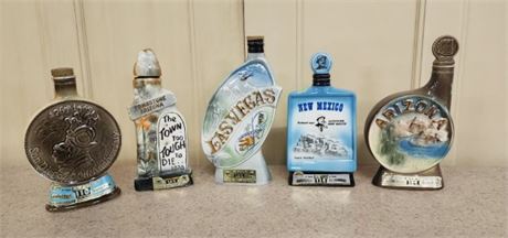 Vintage Collectible Jim Beam Bottles