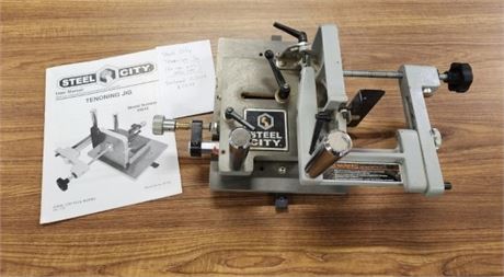 Like New Steel City Tenoning Jig For Use with Table Saw