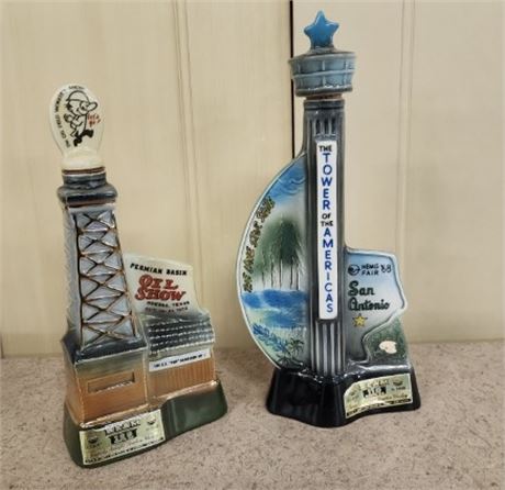 Vintage Collectible Jim Beam Bottles