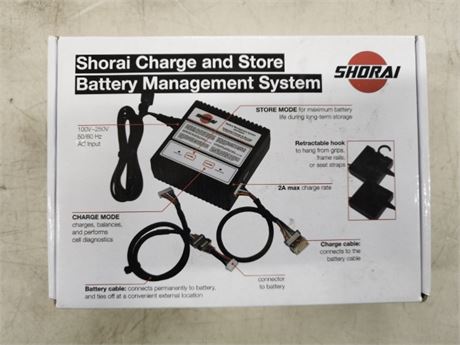 New In Box Battery Charger/Storage System