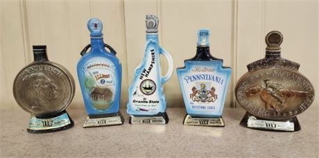 Vintage Collectible Jim Beam Bottles