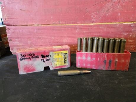 Assorted Factory 30-06 Springfield Ammo...18rds