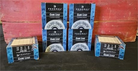 Factory Federal 12 Gauge Shotshells...150rds