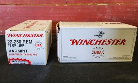 Winchester 22-250 Ammo...76rds