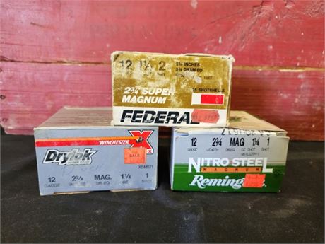 Assorted Factory 12 Gauge Shot Shells...59rds