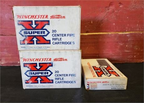 Factory Winchester 300 H&H MAG Ammo...60rds