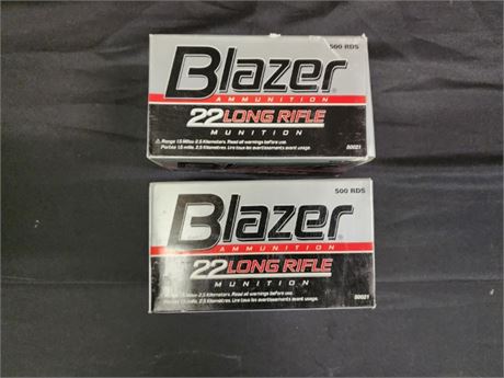 Factory BLAZER .22LR Ammo...1000rds