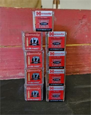 Factory Hornaday 17HMR Ammo...450rds